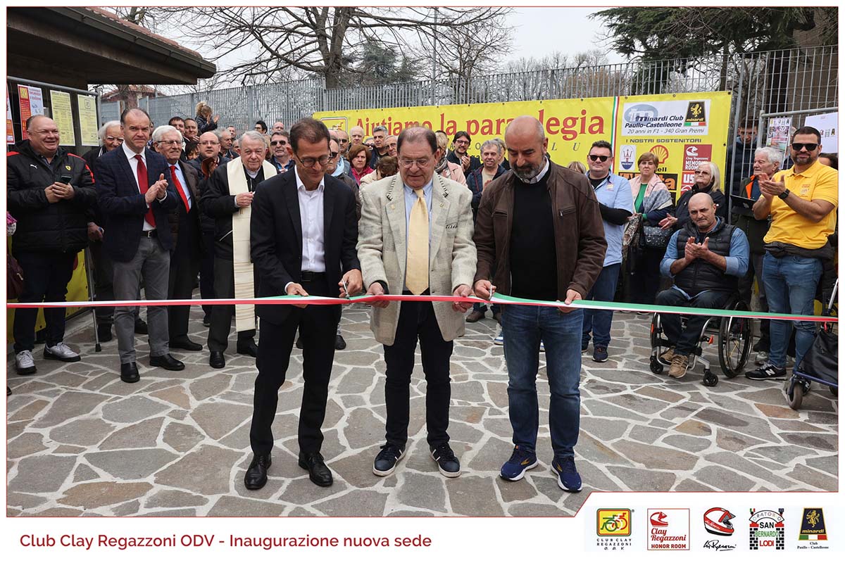 Inaugurata a Lodi la nuova sede del Club Clay Regazzoni